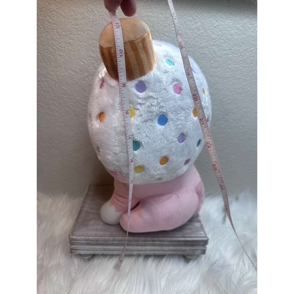 $29 🌙 Moriah Elizabeth Shelly Cat Plush Ice Cream Pink Strawberry 11 Inch - Picture 5 of 5